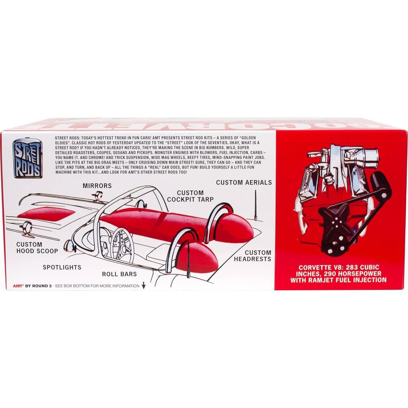 Kit de Modelo AMT Chevrolet Corvette 1960 Escala 1:25