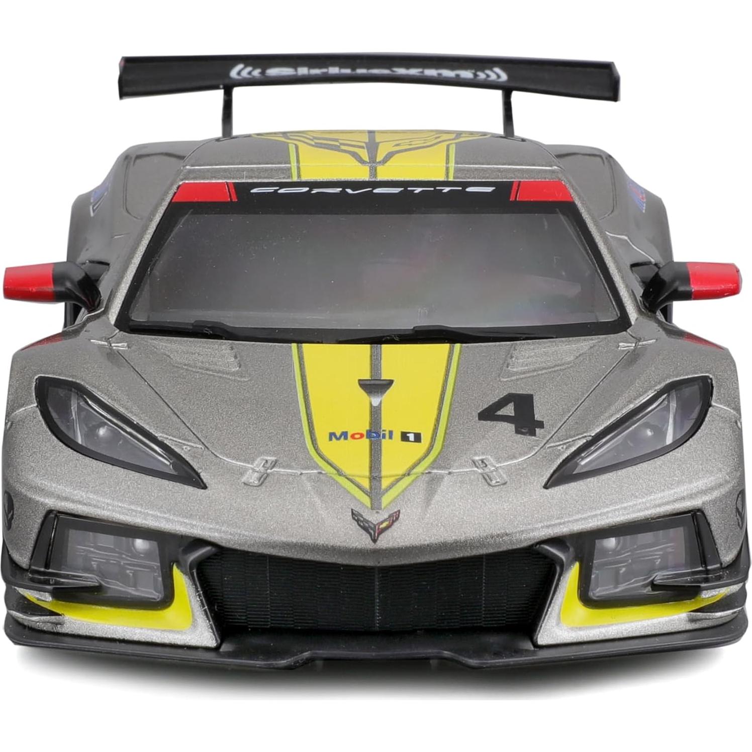 Modelo a Escala 1:24 Bburago Chevrolet Corvette C8.R Amarillo