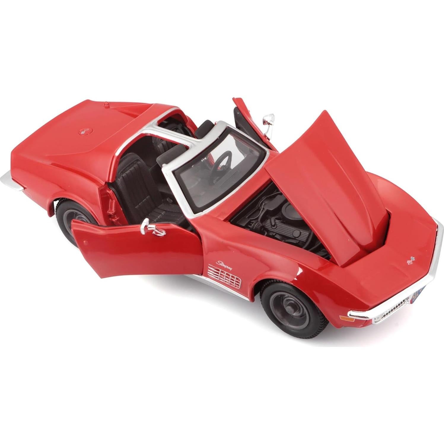 Maisto Chevrolet Corvette 1970 Diecast 1:24 Rojo