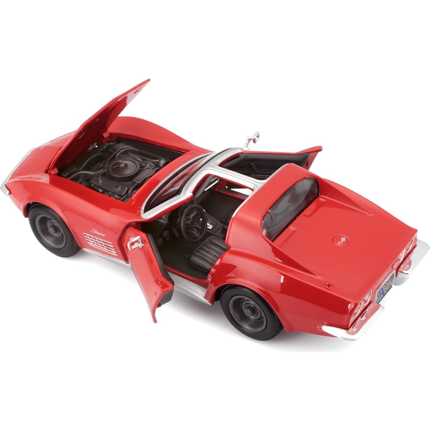 Maisto Chevrolet Corvette 1970 Diecast 1:24 Rojo