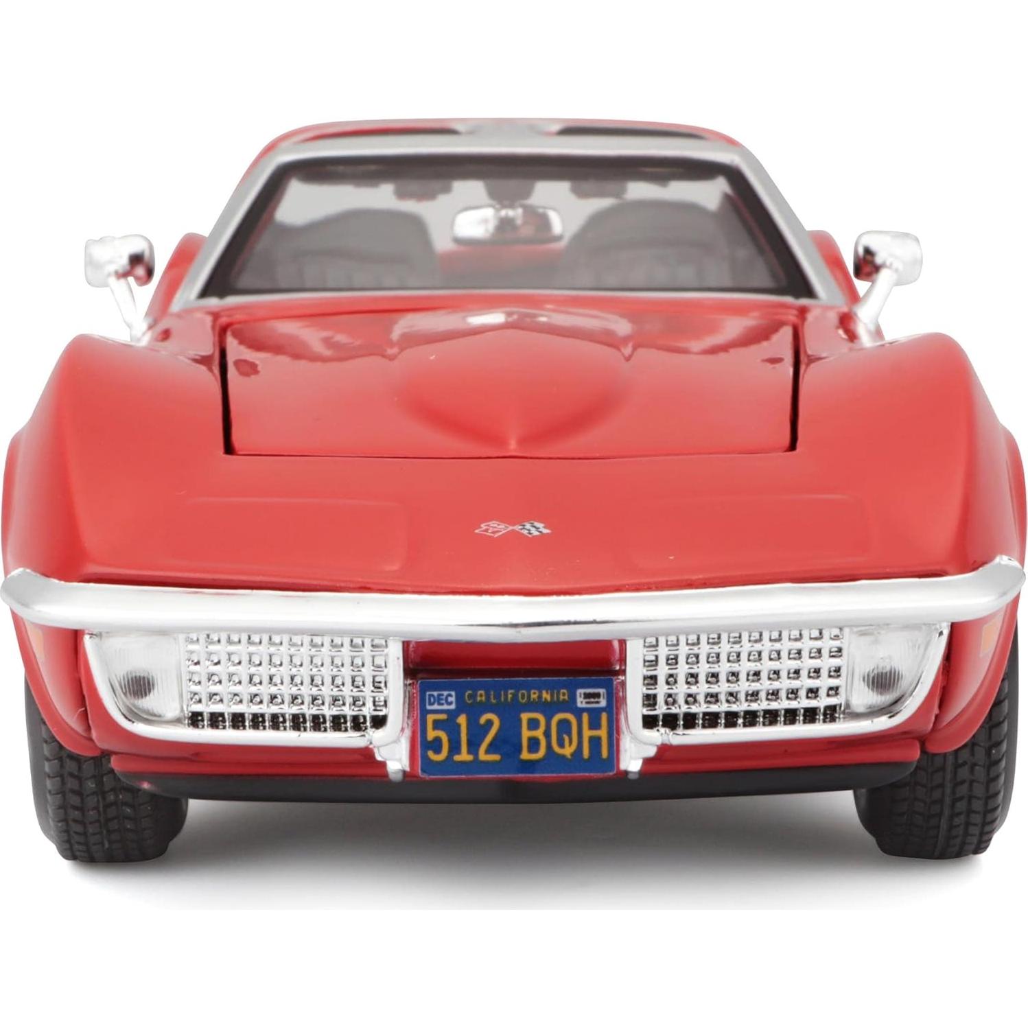 Maisto Chevrolet Corvette 1970 Diecast 1:24 Rojo