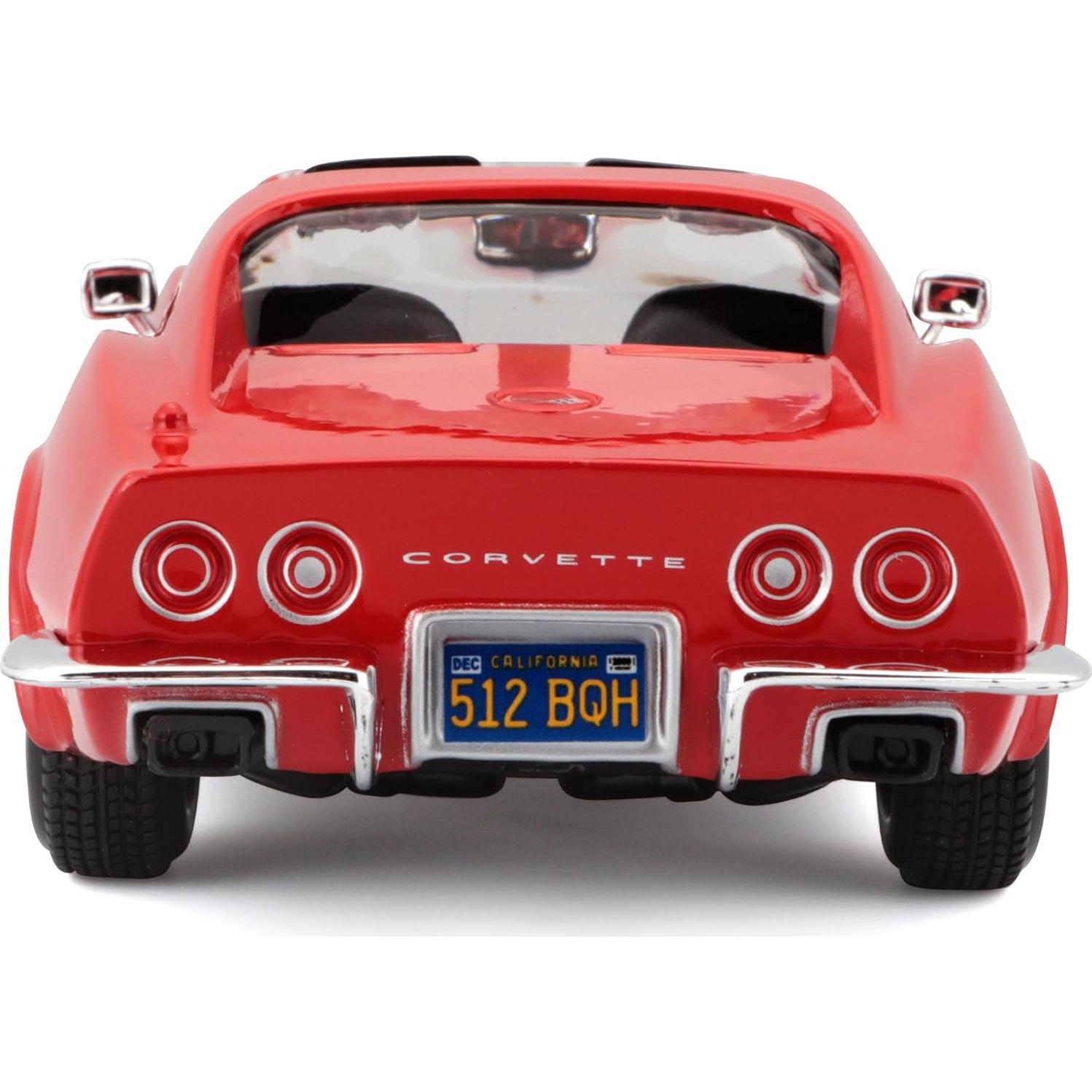 Maisto Chevrolet Corvette 1970 Diecast 1:24 Rojo