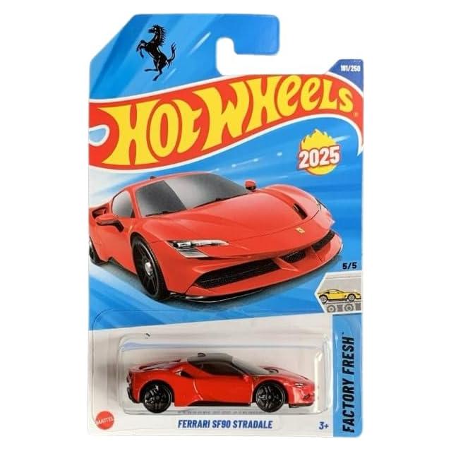 Hot Wheels Ferrari SF90 Stradale Diecast 1:64 Rojo