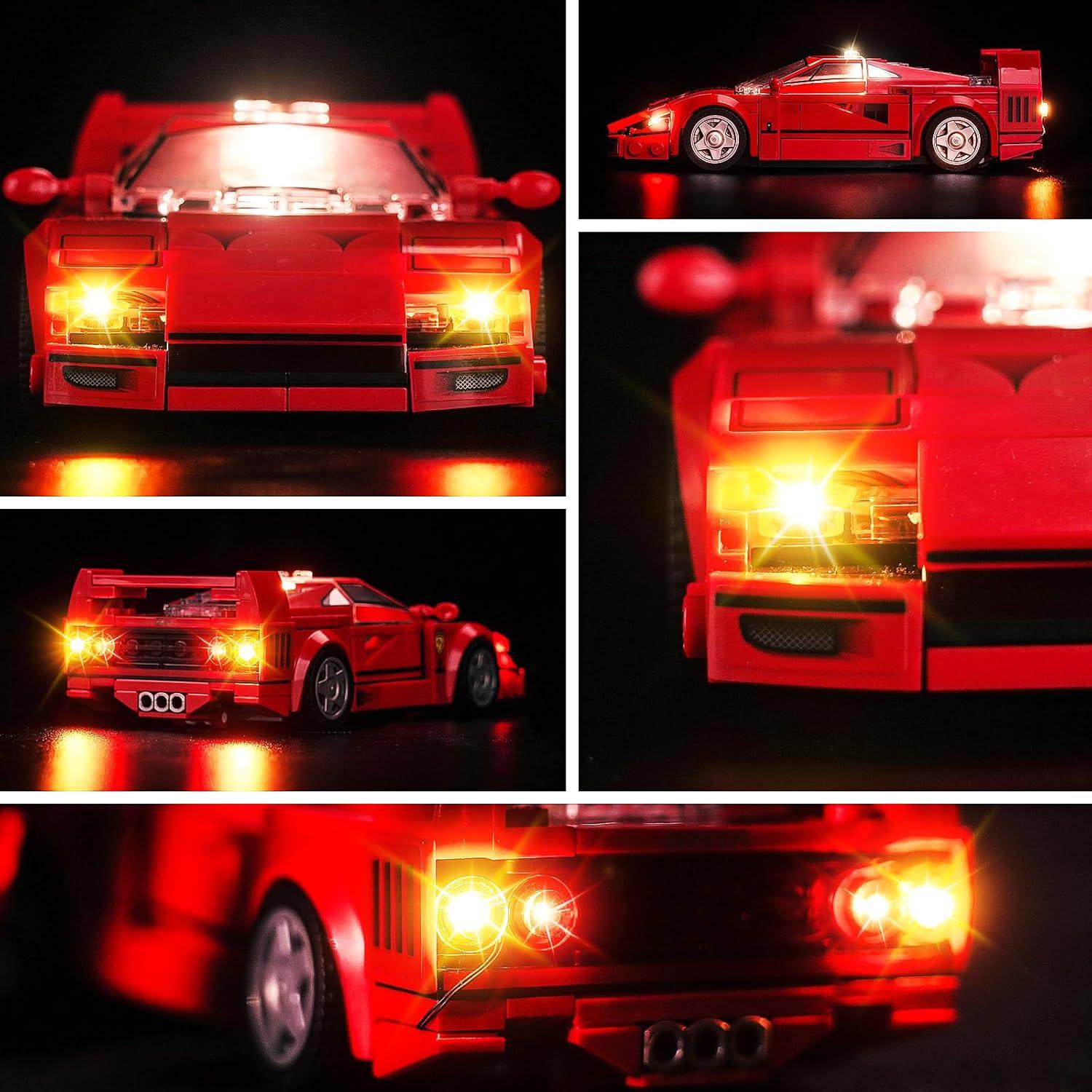 Kit de Iluminación LED Brickshining para Lego Ferrari F40 76934