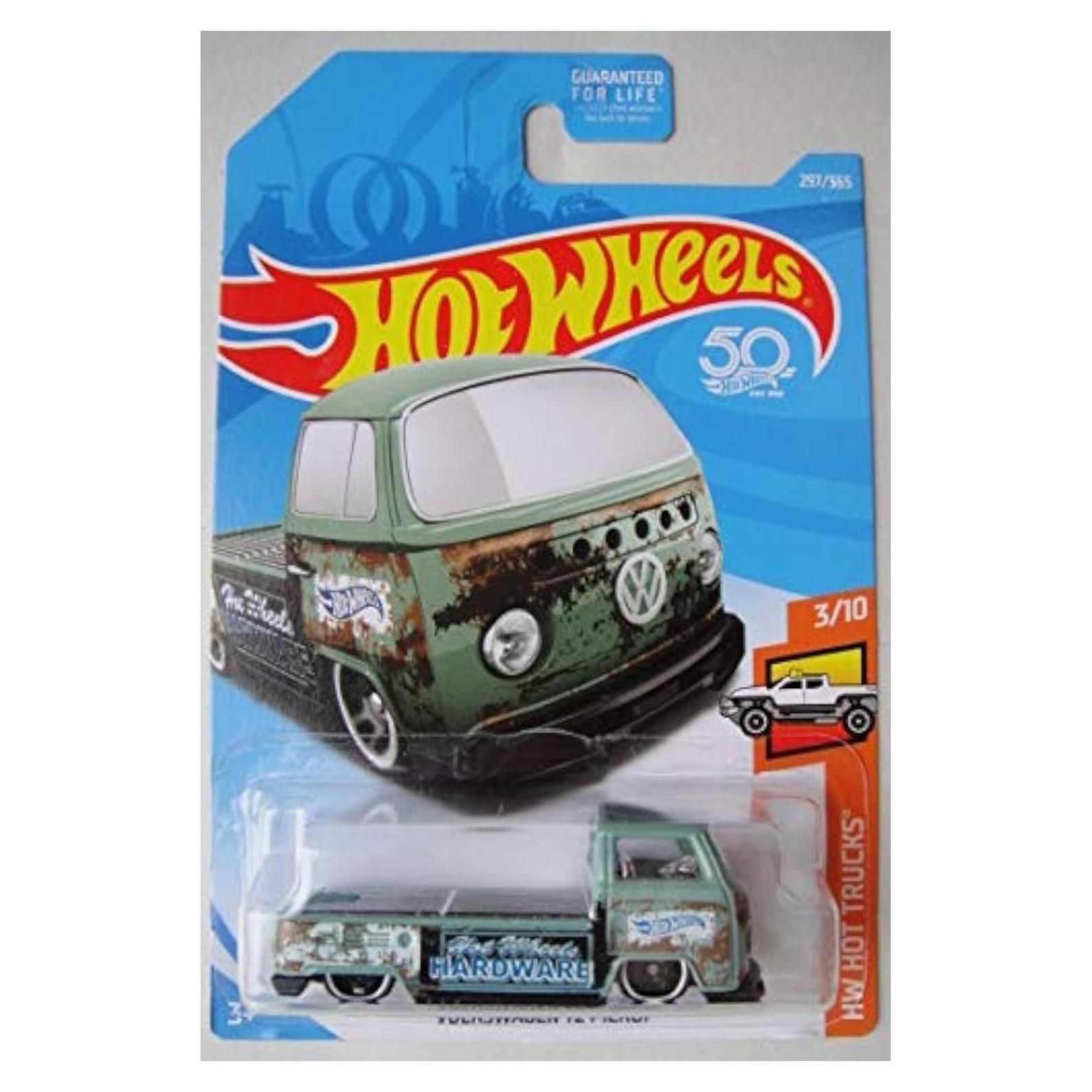 Hot Wheels Volkswagen T2 Pickup Azul 1:64 Coleccionable