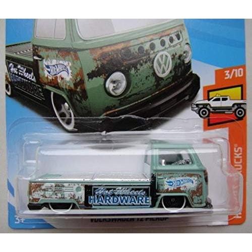 Hot Wheels Volkswagen T2 Pickup Azul 1:64 Coleccionable