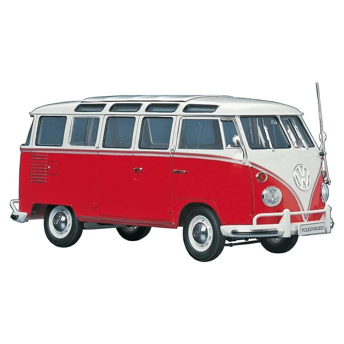 Kit de Modelo Volkswagen Micro Bus 1/24 Hasegawa 78 Piezas