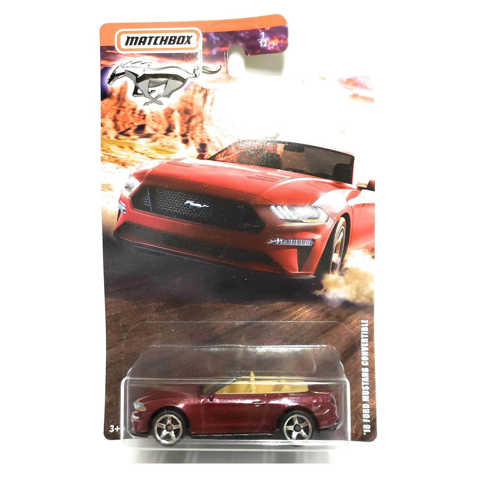 Auto a Escala Diecast Matchbox 2020 Ford Mustang Convertible