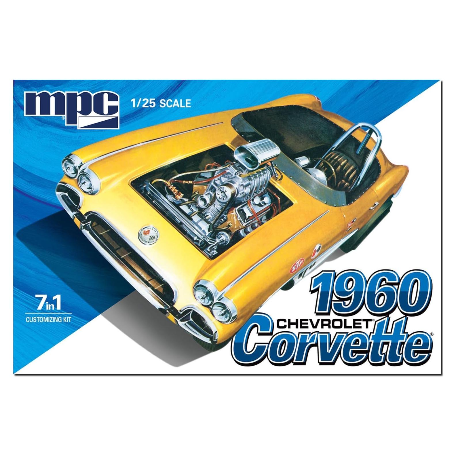 Kit de Modelo MPC 1960 Chevy Corvette 7-en-1 - 189 Piezas