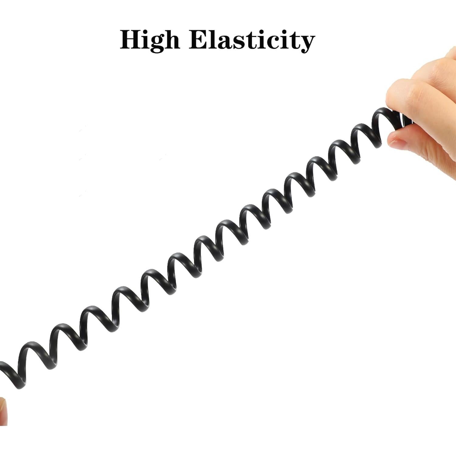 Cable de Teléfono RJ9 LanSenSu 2.4m Negro - 20 Paquetes