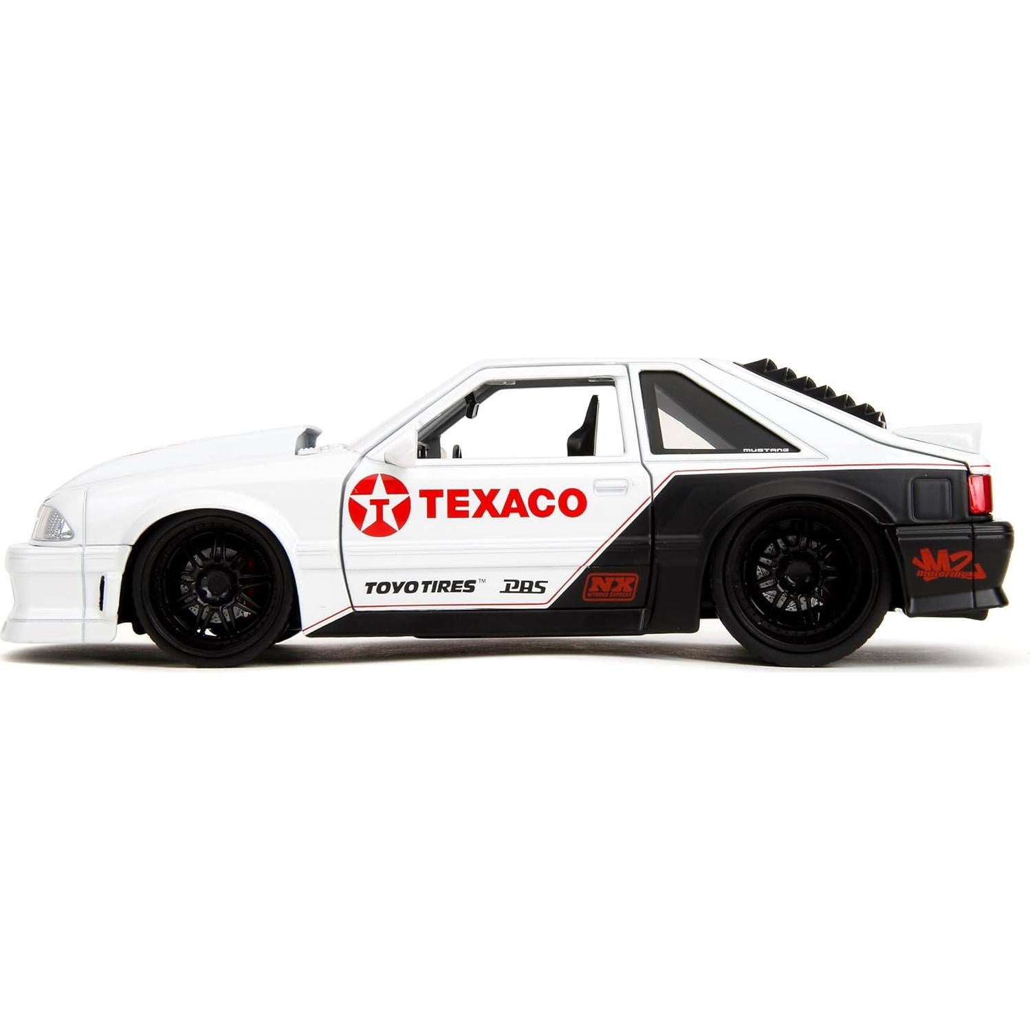 Coche Die-Cast Jada 1:24 Ford Mustang GT 1989 Texaco