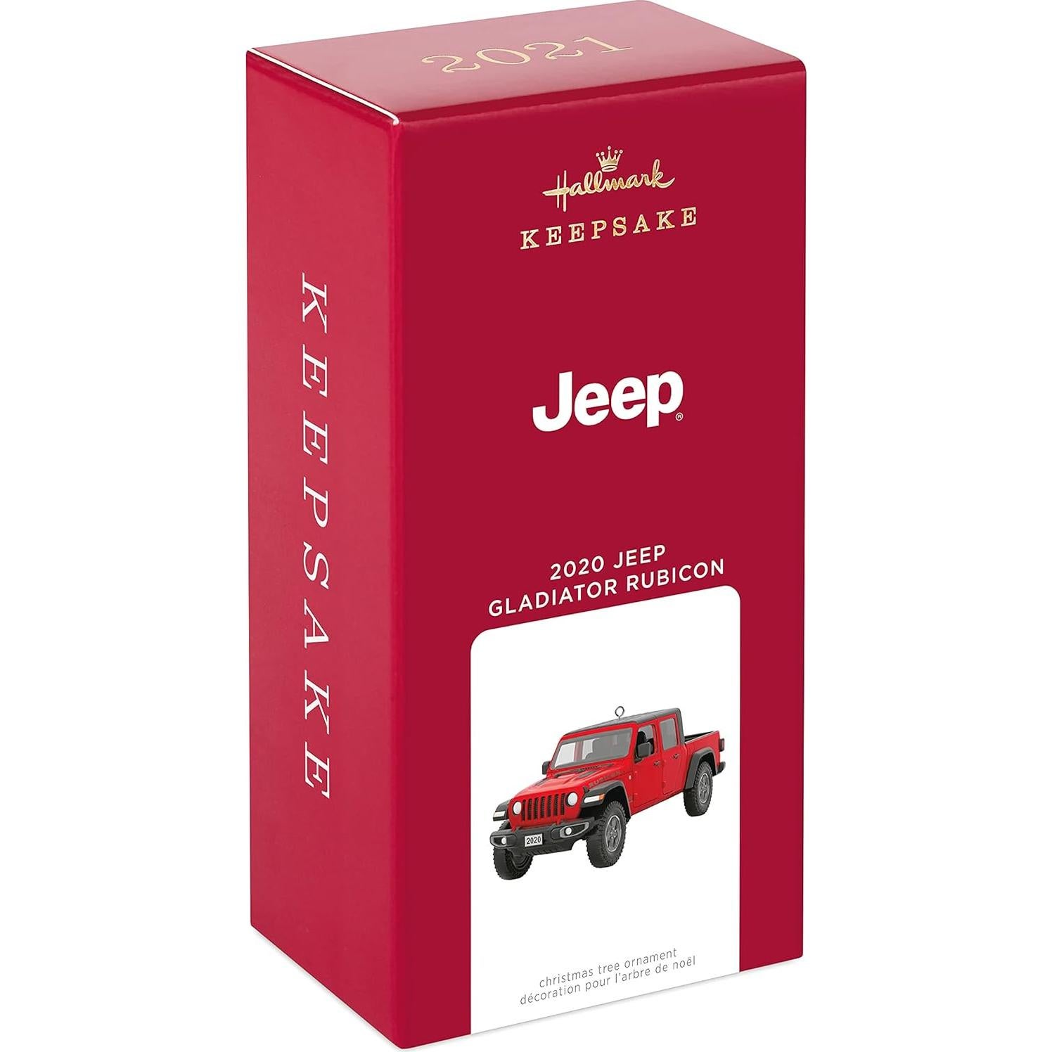 Adorno Navideño Hallmark Jeep Gladiator Rubicon 2020 Metal