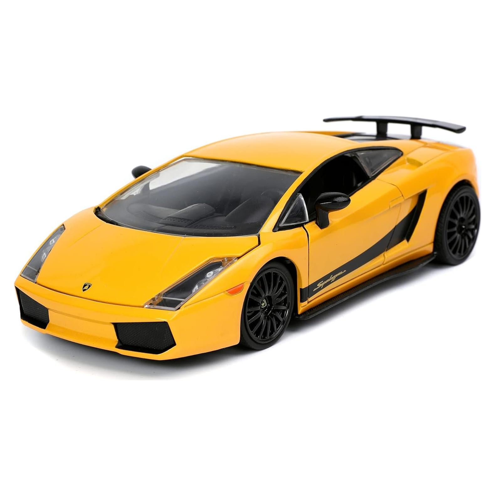 Modelo de Metal Lamborghini Gallardo Jada 1:24 Amarillo