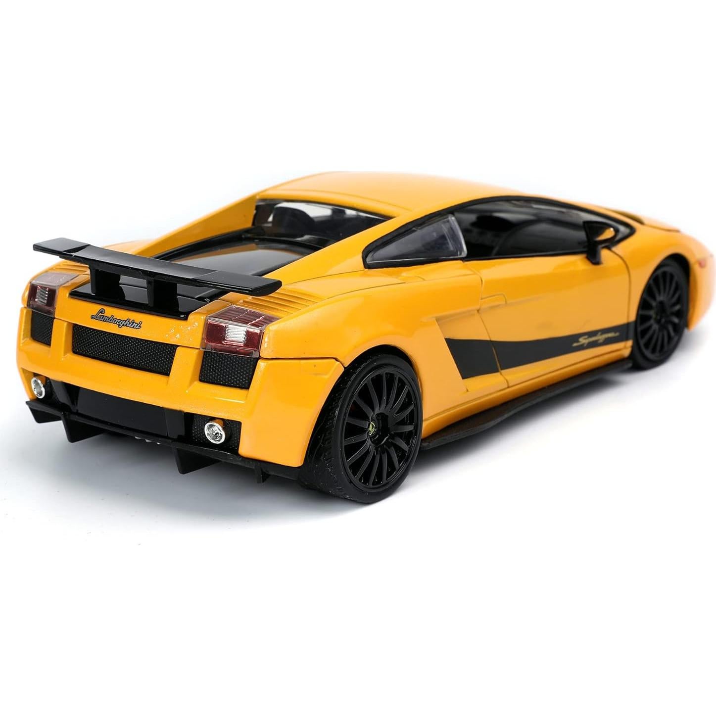 Modelo de Metal Lamborghini Gallardo Jada 1:24 Amarillo