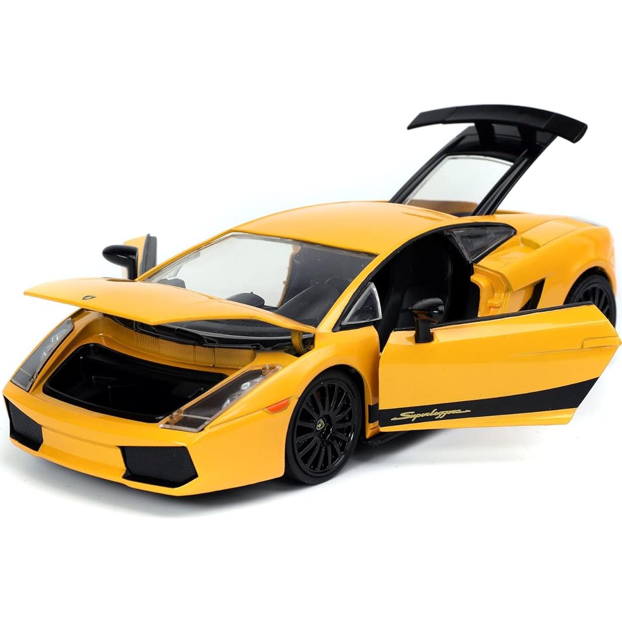 Modelo de Metal Lamborghini Gallardo Jada 1:24 Amarillo