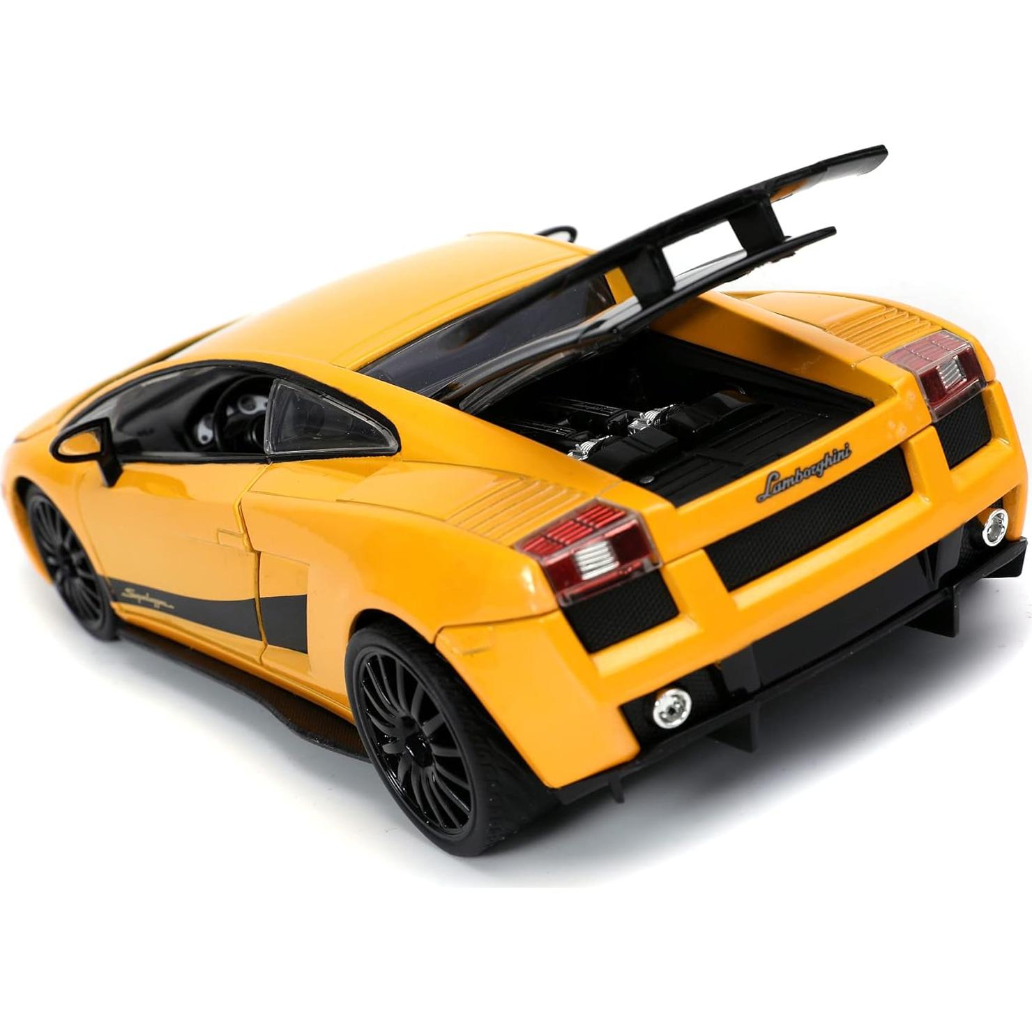 Modelo de Metal Lamborghini Gallardo Jada 1:24 Amarillo