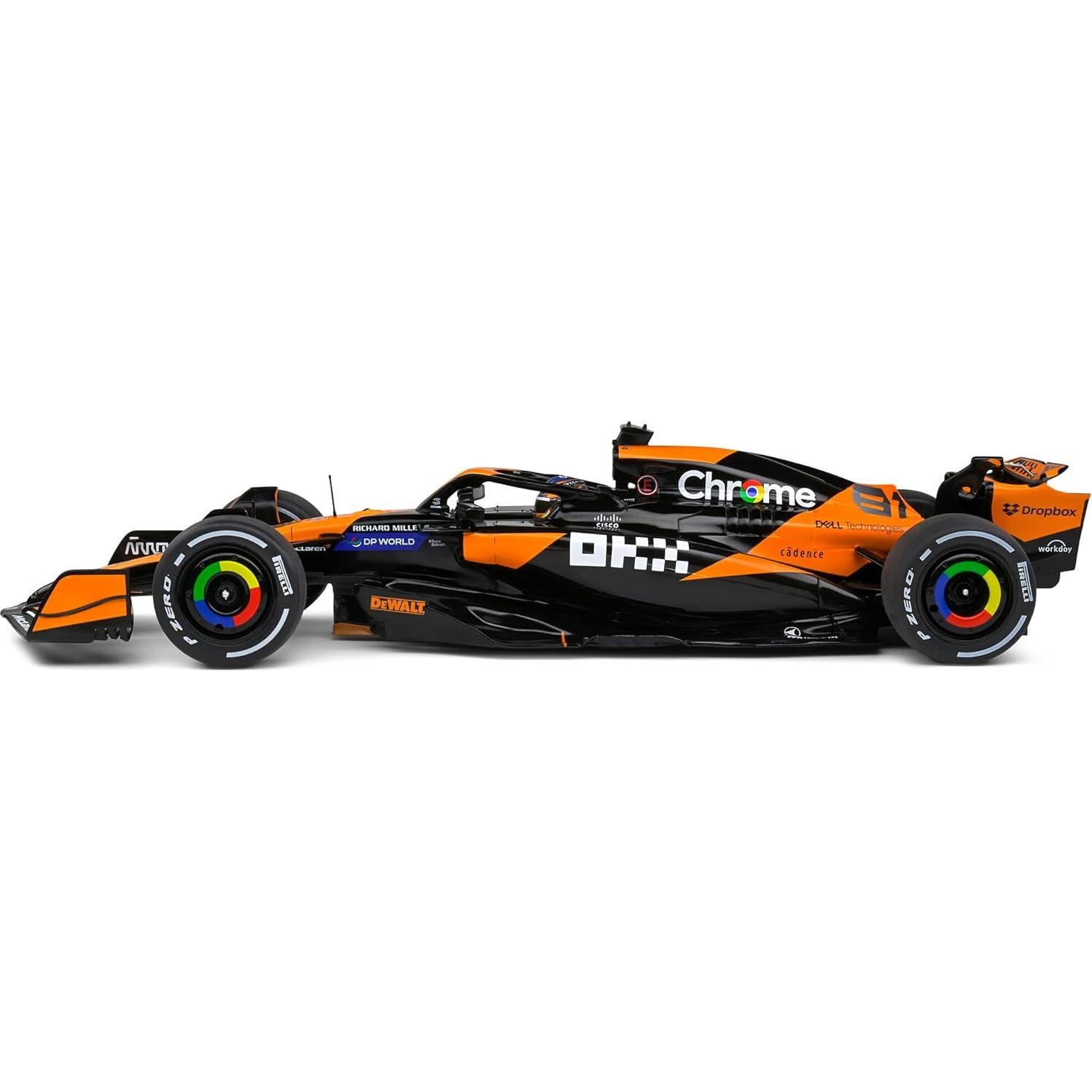 Coche de colección McLaren MCL38 Oscar Piastri 2024 1:18