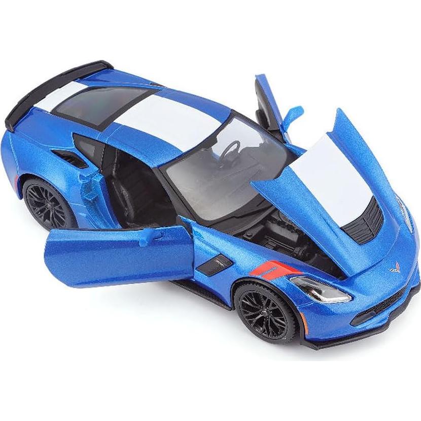 Bburago Coche de Metal Fundido 1:24 Chevrolet Corvette Grand Sport