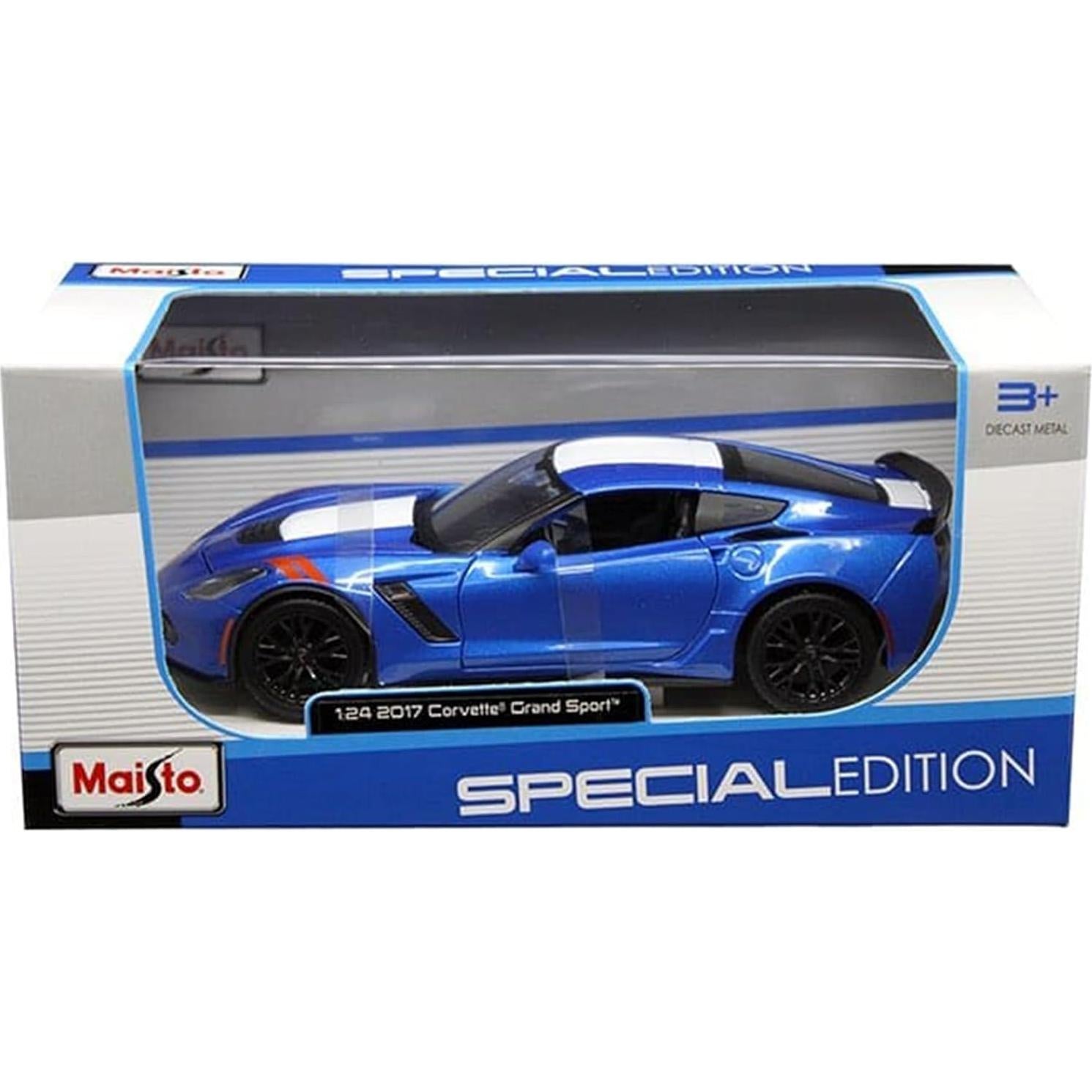 Bburago Coche de Metal Fundido 1:24 Chevrolet Corvette Grand Sport