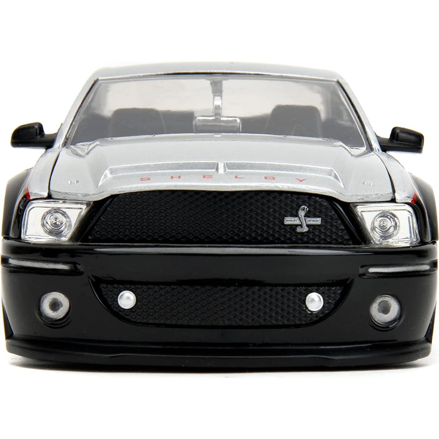 Coche de Fundición Jada 1:24 Ford Shelby GT-500KR Negro/Plata