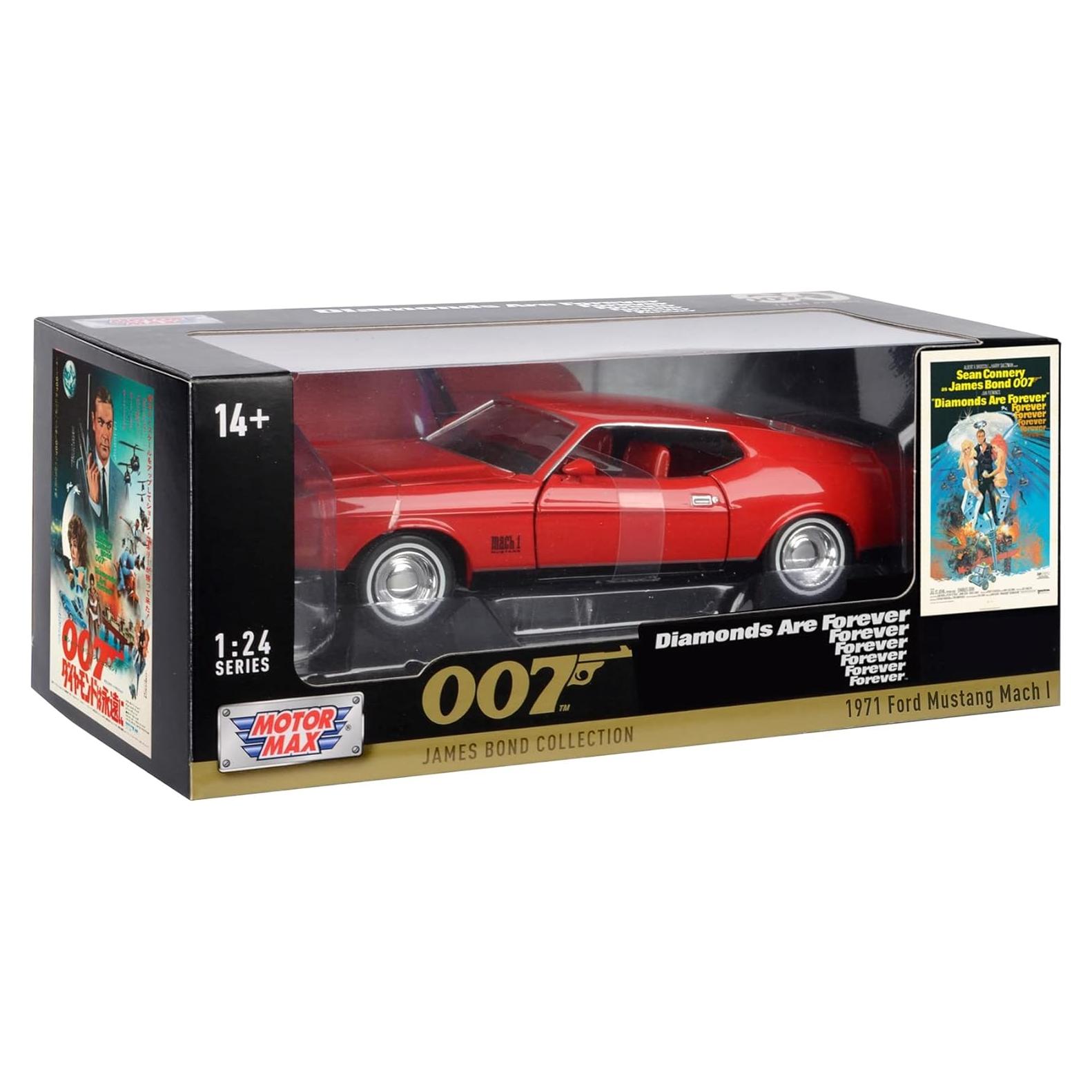 Coche en miniatura Ford Mustang Mach 1 1971 Motormax 1/24