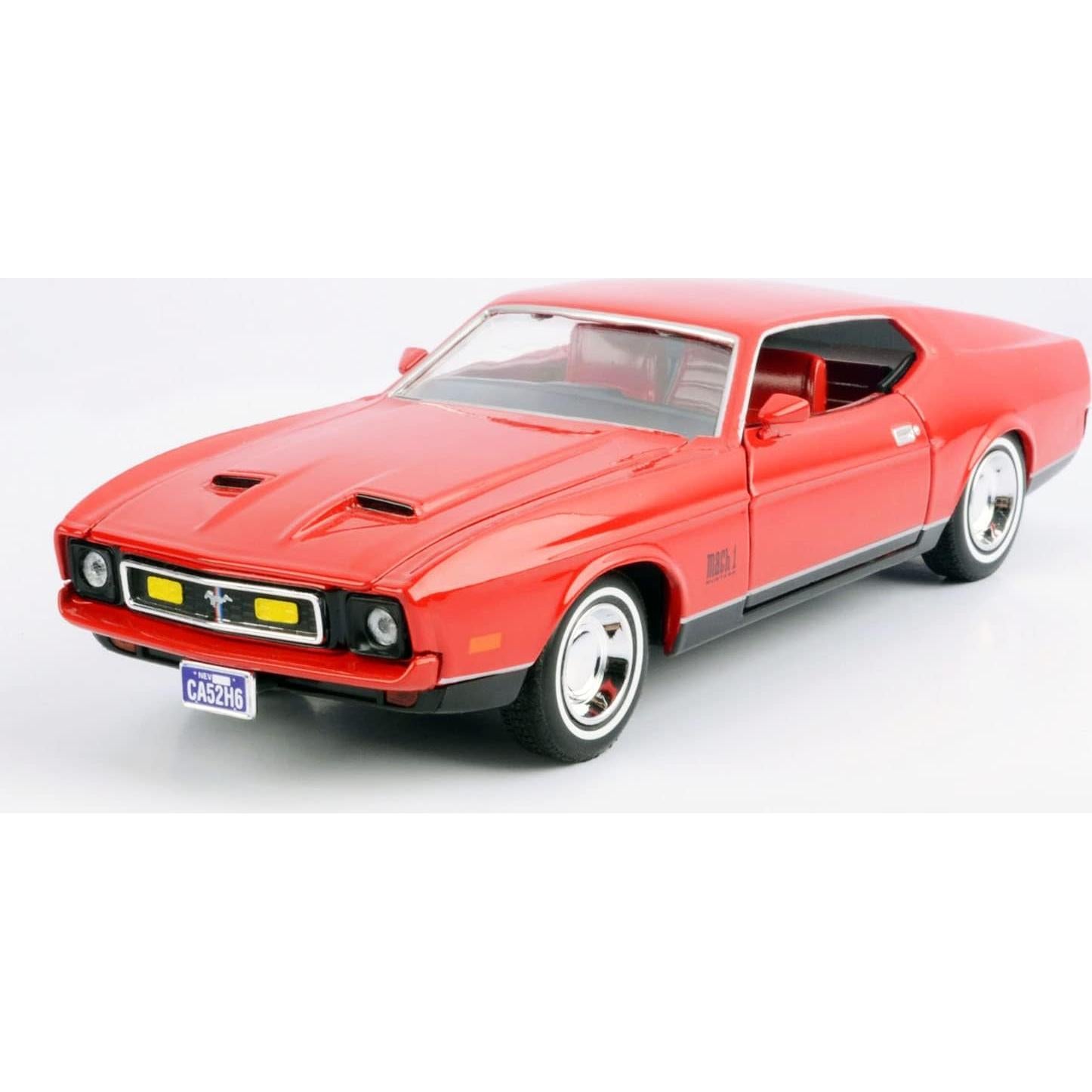 Coche en miniatura Ford Mustang Mach 1 1971 Motormax 1/24