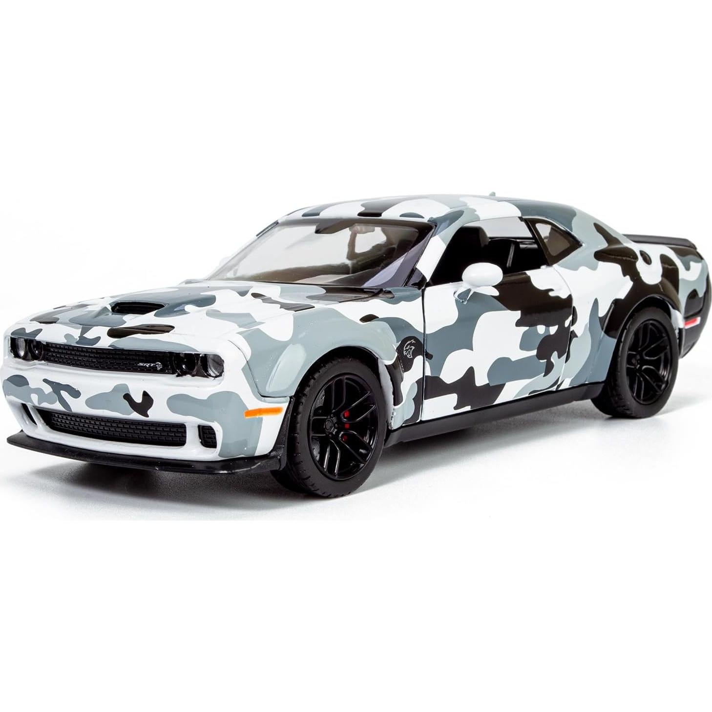 Dodge Challenger SRT Hellcat 2018 Diecast 1/24 Motormax Camuflaje