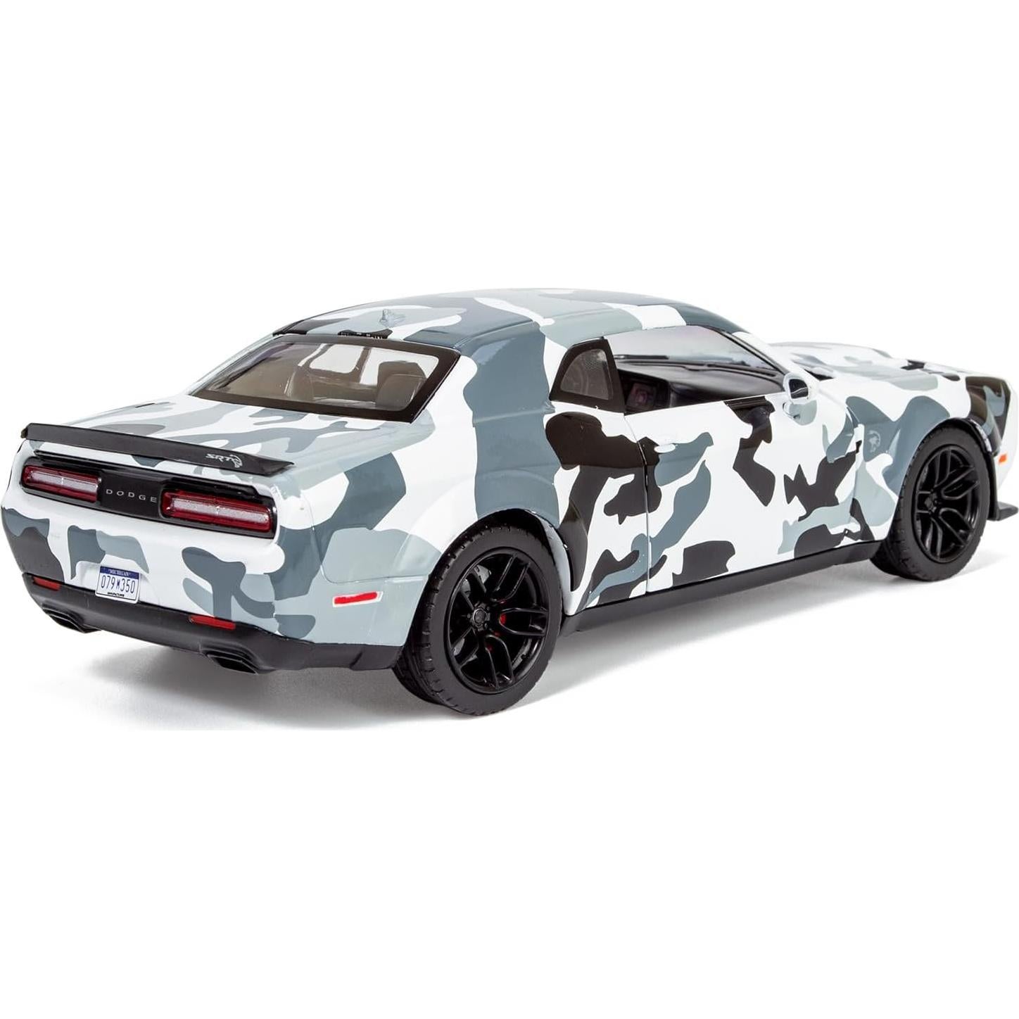 Dodge Challenger SRT Hellcat 2018 Diecast 1/24 Motormax Camuflaje