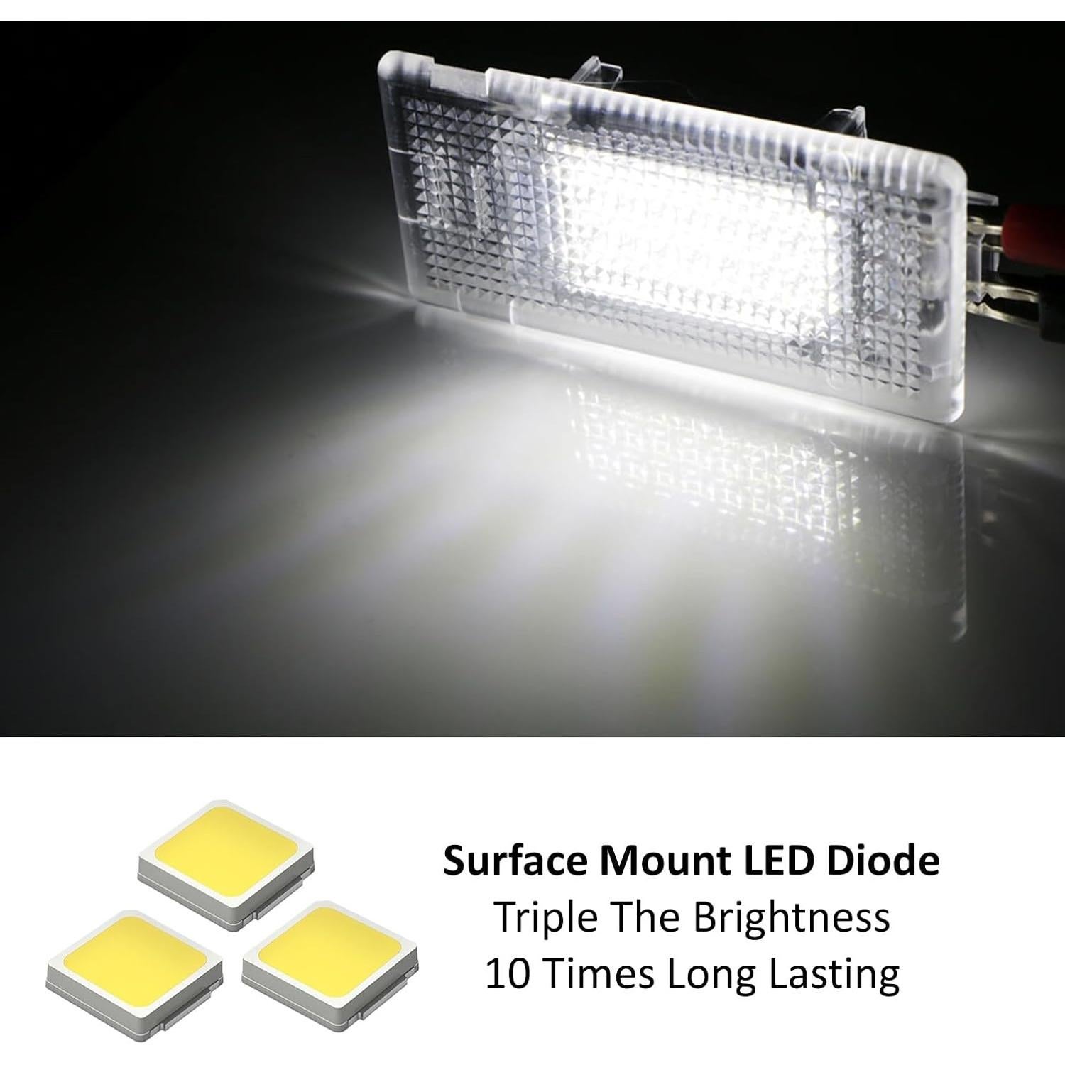 Luz LED de Cajuela iJDMTOY Xenón Blanco 2W Compatible BMW