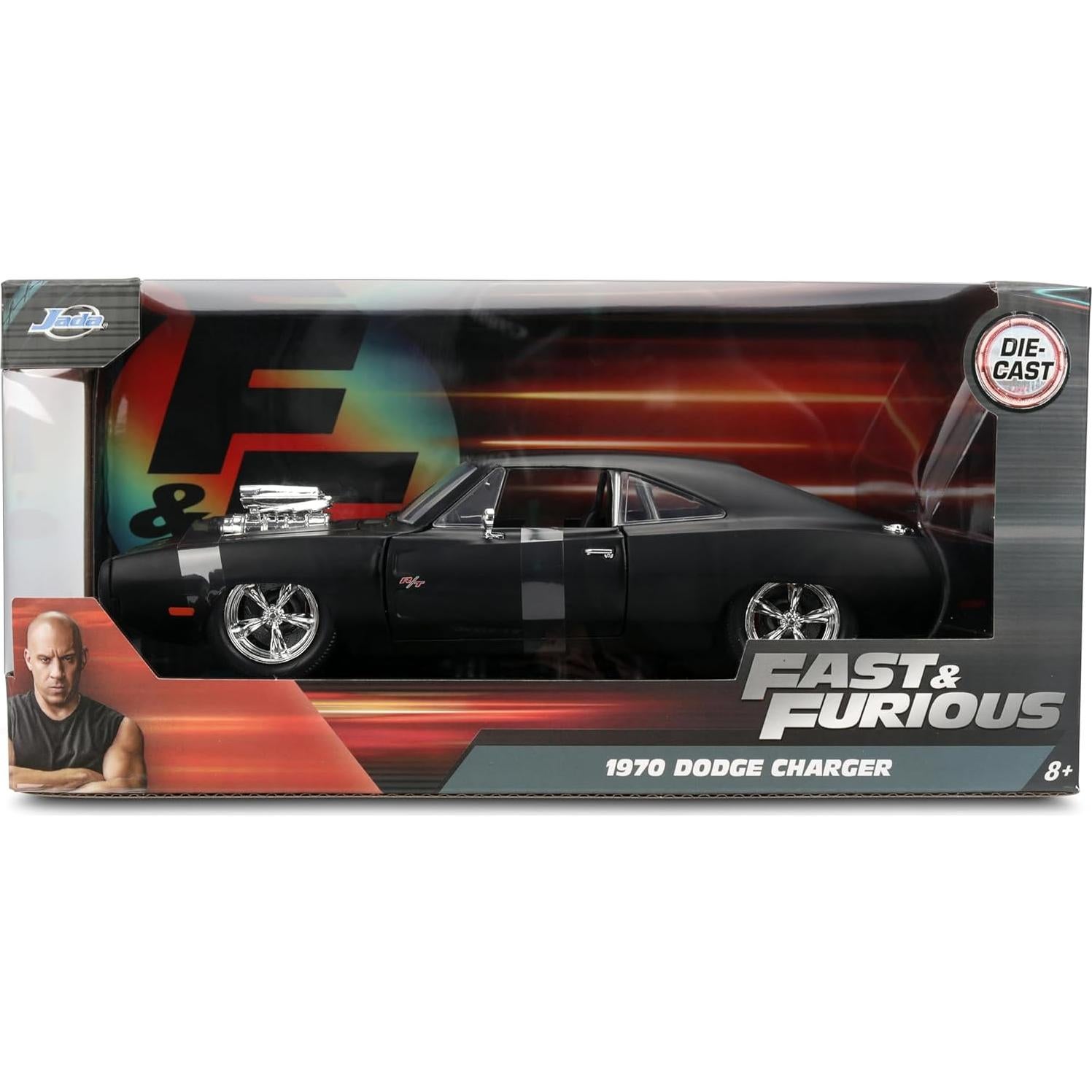 Coche Die-cast Jada Dodge Charger R/T 1:24 Rápido y Furioso