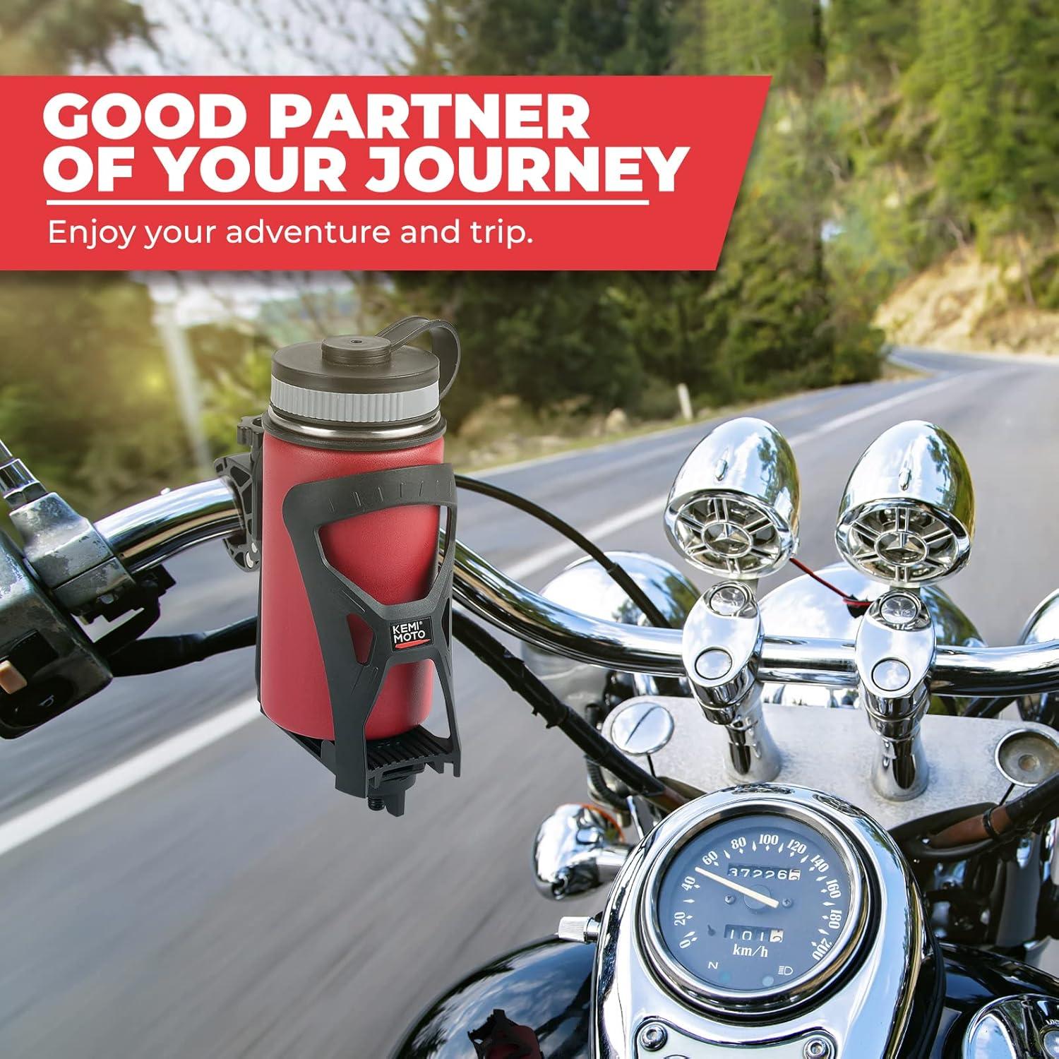 Soporte para Taza KEMIMOTO ATV Ajustable 0.6-1.56"