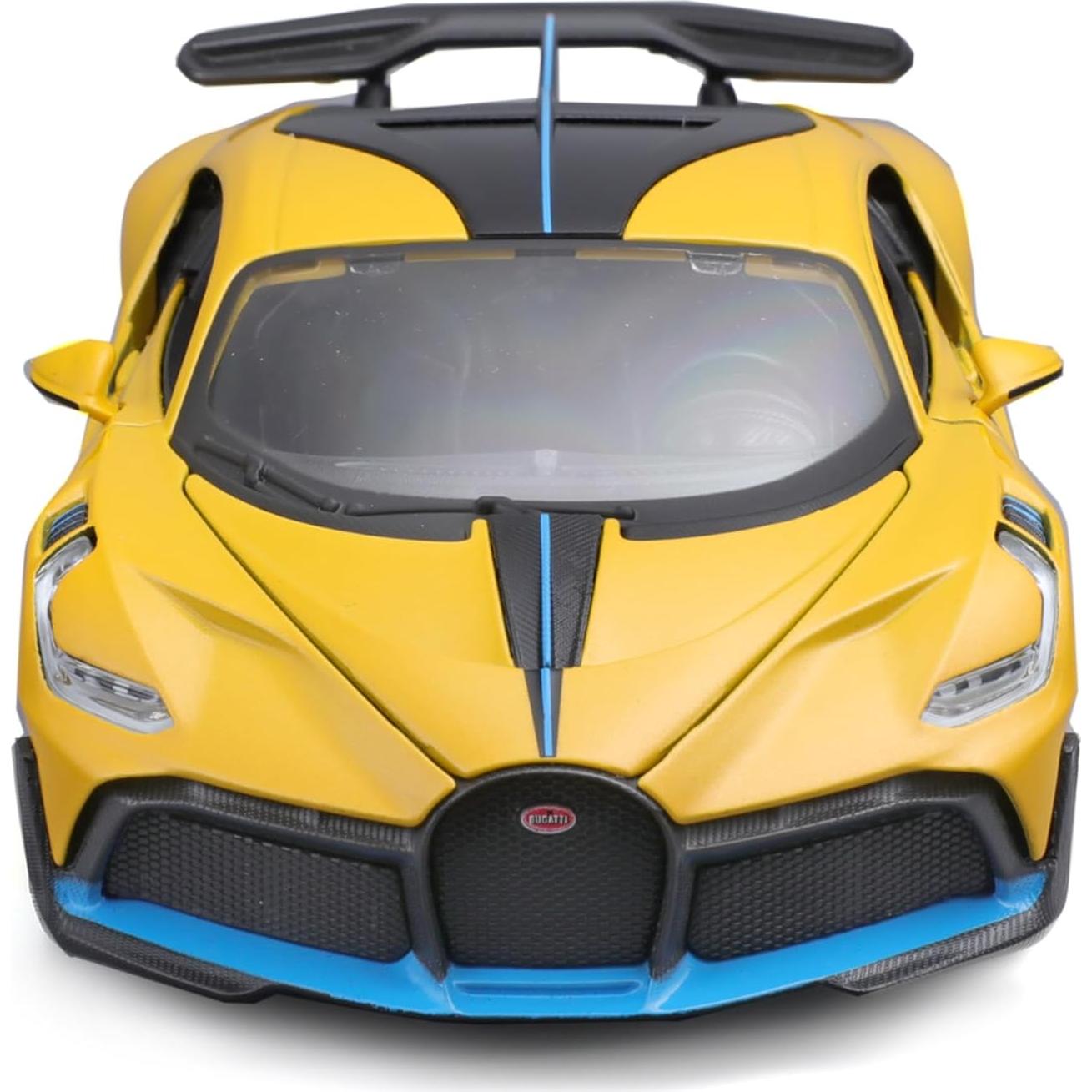 Maisto Bugatti Divo Coche de Modelo 1:24 Amarillo Coleccionable