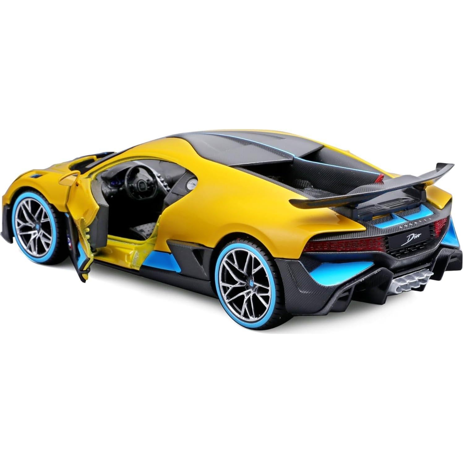 Maisto Bugatti Divo Coche de Modelo 1:24 Amarillo Coleccionable