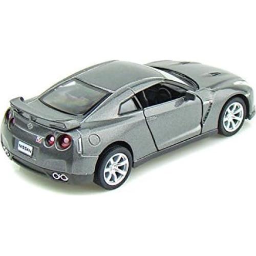 Modelo de Coche KiNSMART 2009 Nissan GT-R R35 Gris 1:36