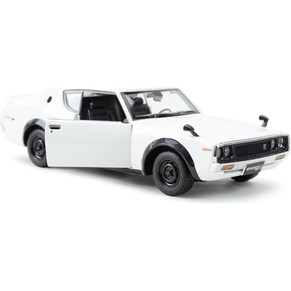 Maisto 1:24 Nissan Skyline GT-R 1973 Blanco - Réplica Detallada