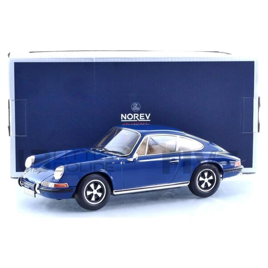 Miniatura Porsche 911 S 1969 Azul 1:18 Norev