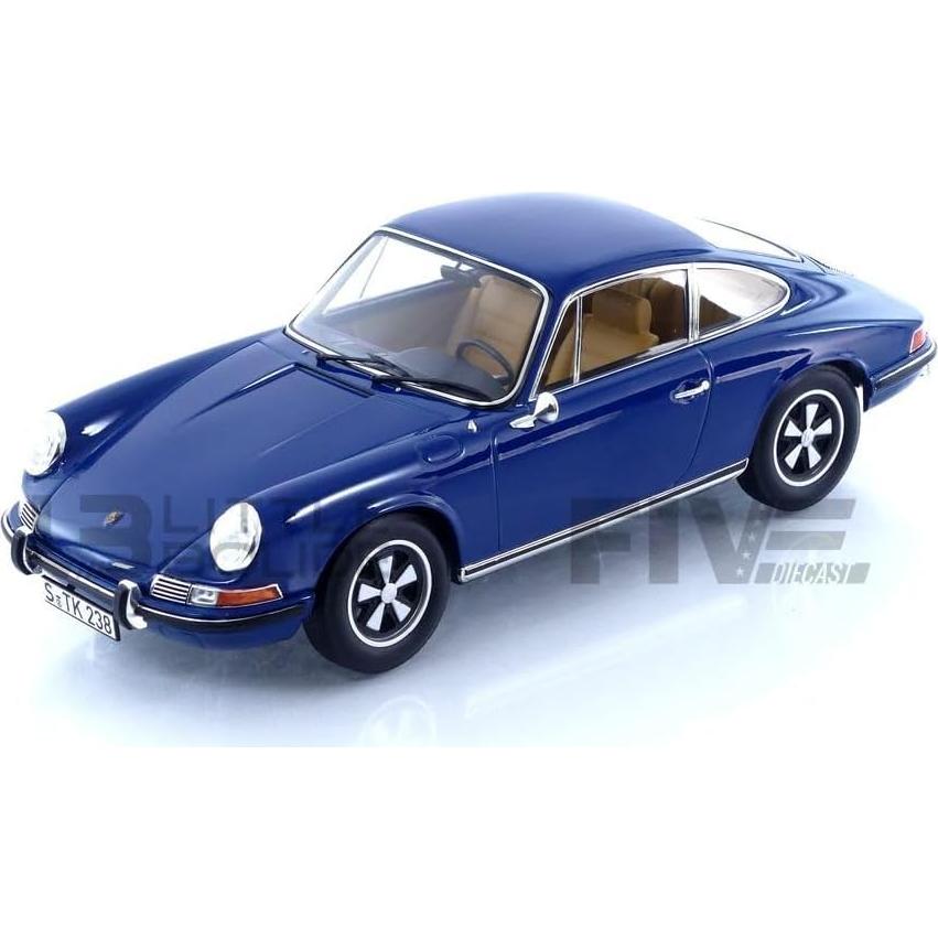 Miniatura Porsche 911 S 1969 Azul 1:18 Norev