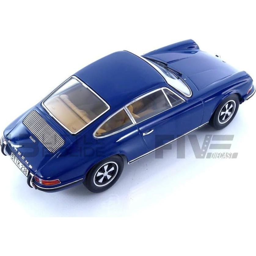 Miniatura Porsche 911 S 1969 Azul 1:18 Norev