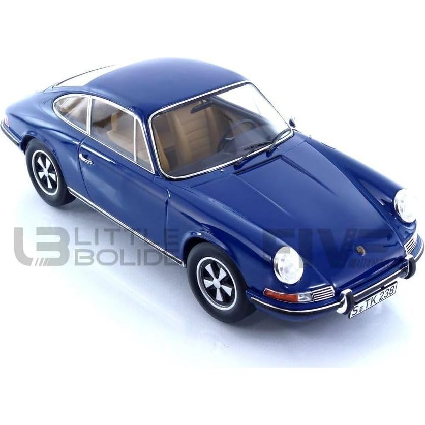Miniatura Porsche 911 S 1969 Azul 1:18 Norev