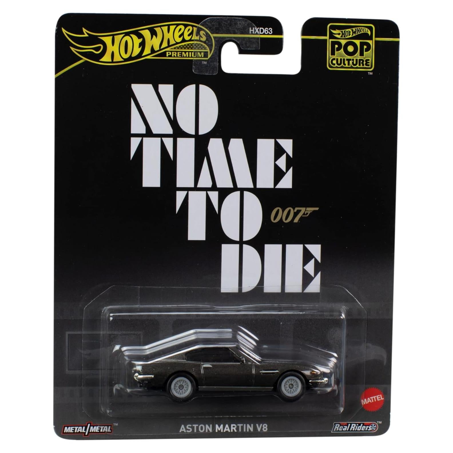 Coche Die Cast Aston Martin V8 Hot Wheels 1:64 7 cm