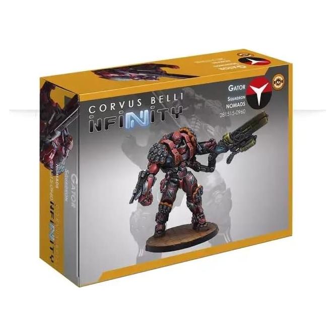 Miniatura Gator Nómadas Corvus Belli 16.5cm sin pintar
