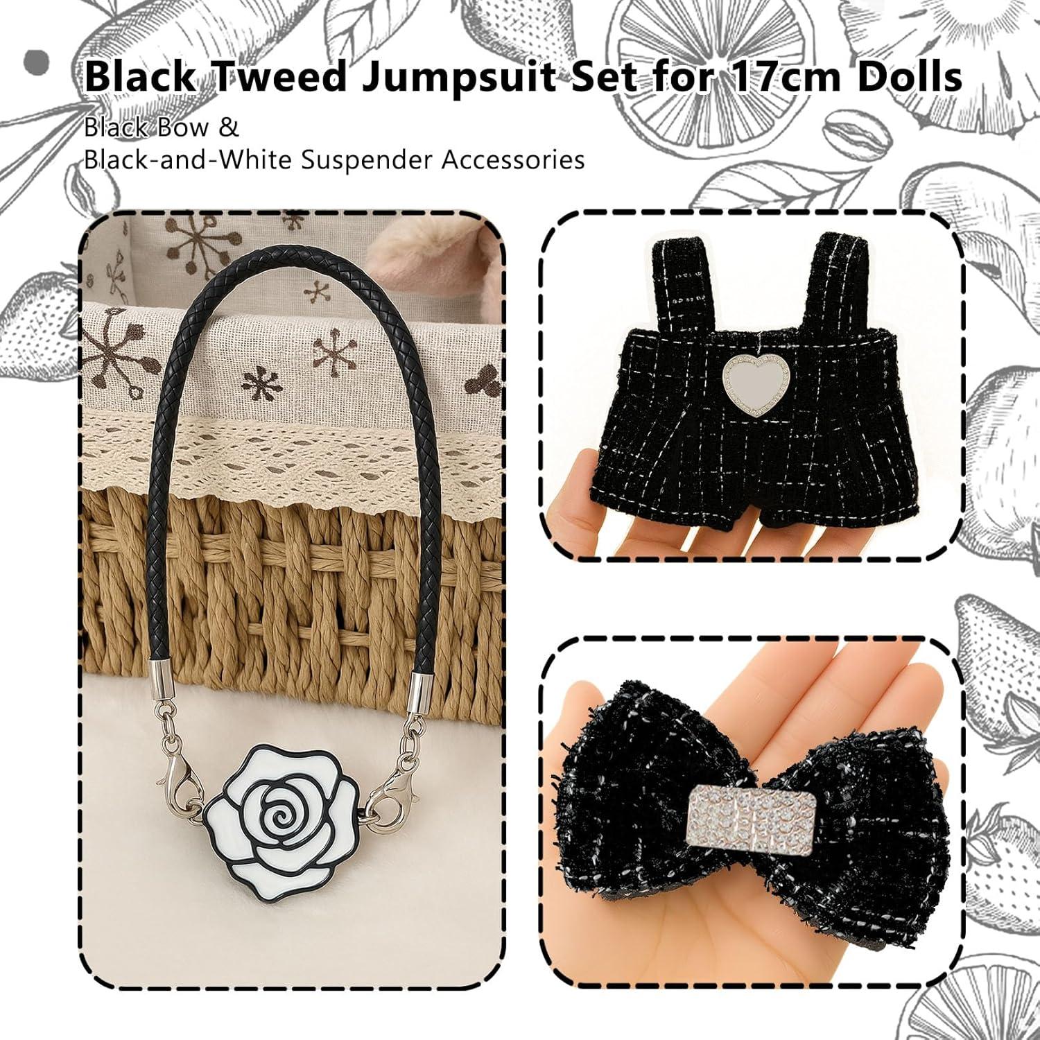 Ropa de Muñeca Linda Genovega para Labubu 17 cm Accesorios