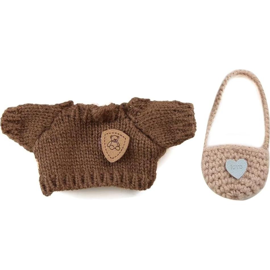 Conjunto de Ropa para Muñeca 17cm Hecho a Mano con Accesorios