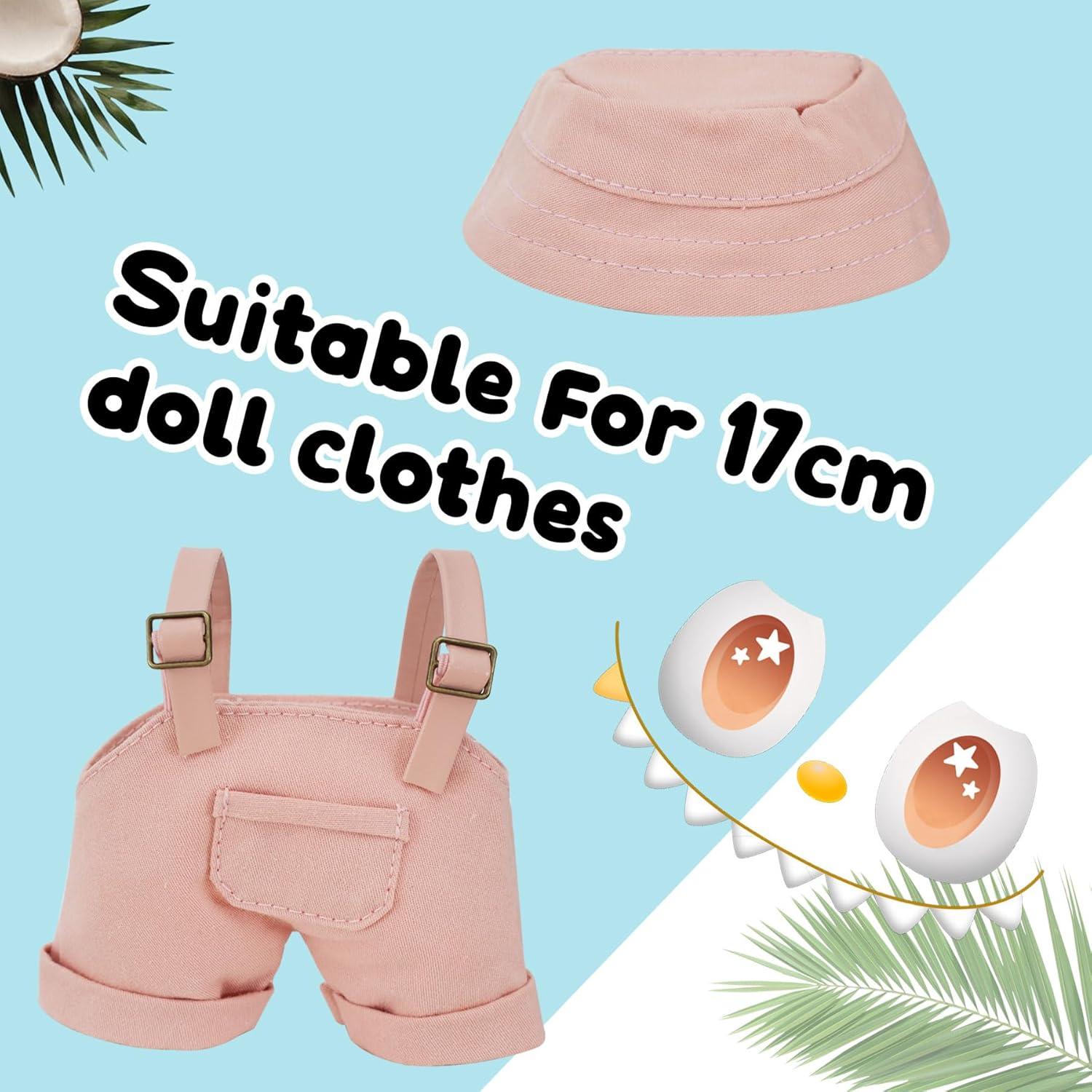 Conjunto de Ropa para Muñeca de 17cm IGINOA Rosa Accesorios