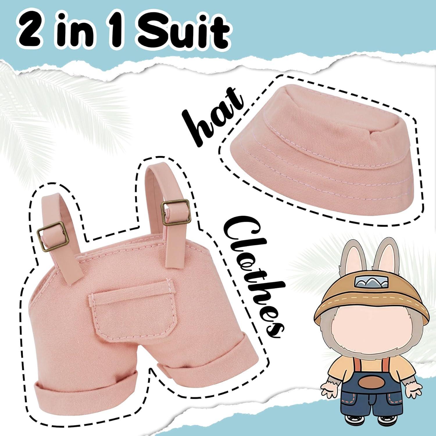 Conjunto de Ropa para Muñeca de 17cm IGINOA Rosa Accesorios