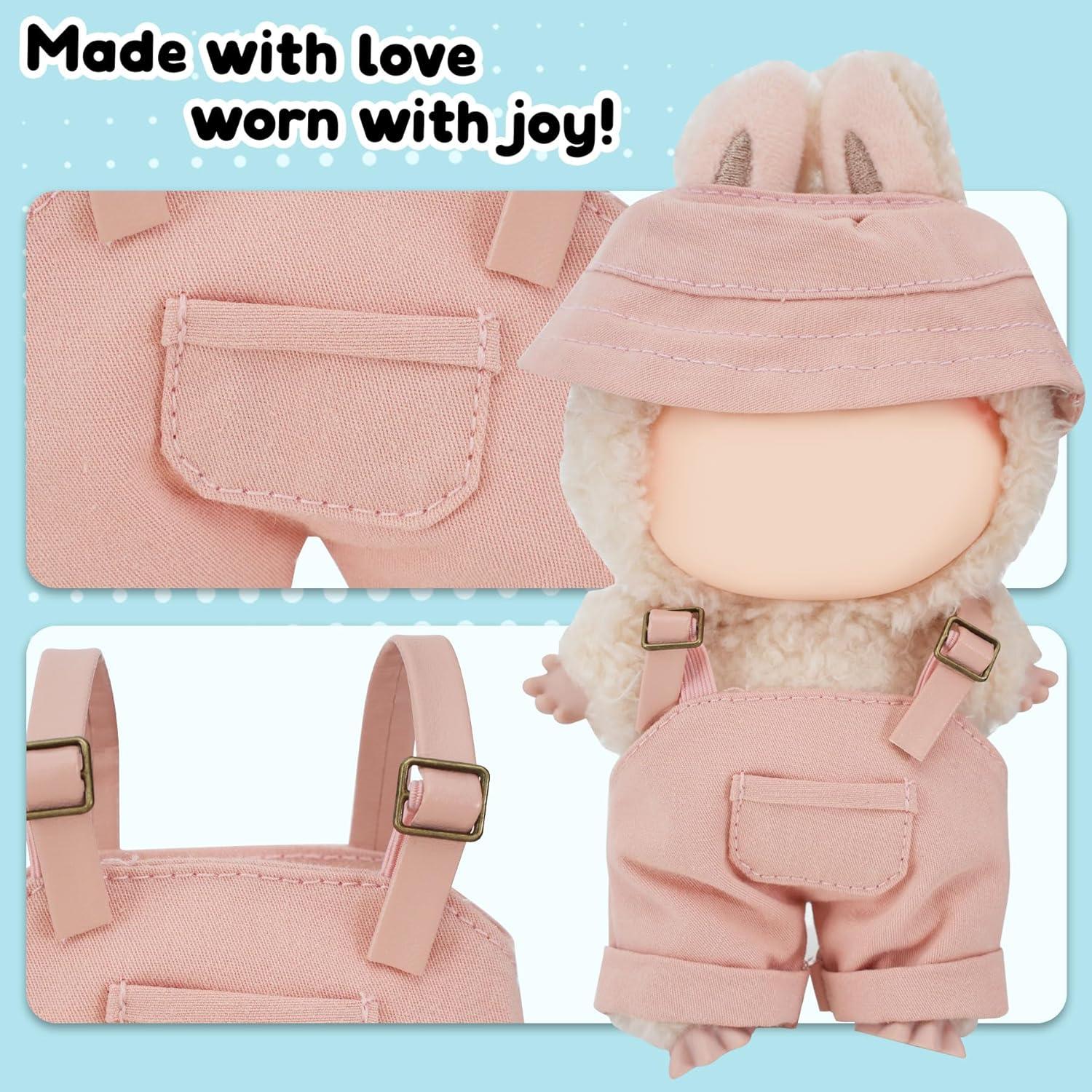 Conjunto de Ropa para Muñeca de 17cm IGINOA Rosa Accesorios