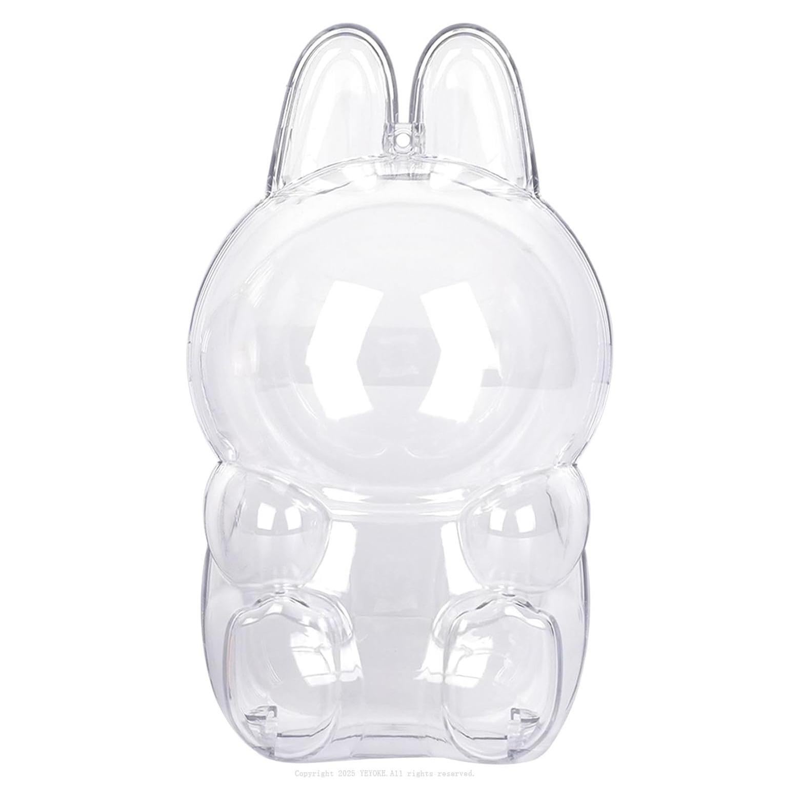 Funda Protectora Acrílica YEYOKE para Muñeca LABUBU - 16 cm