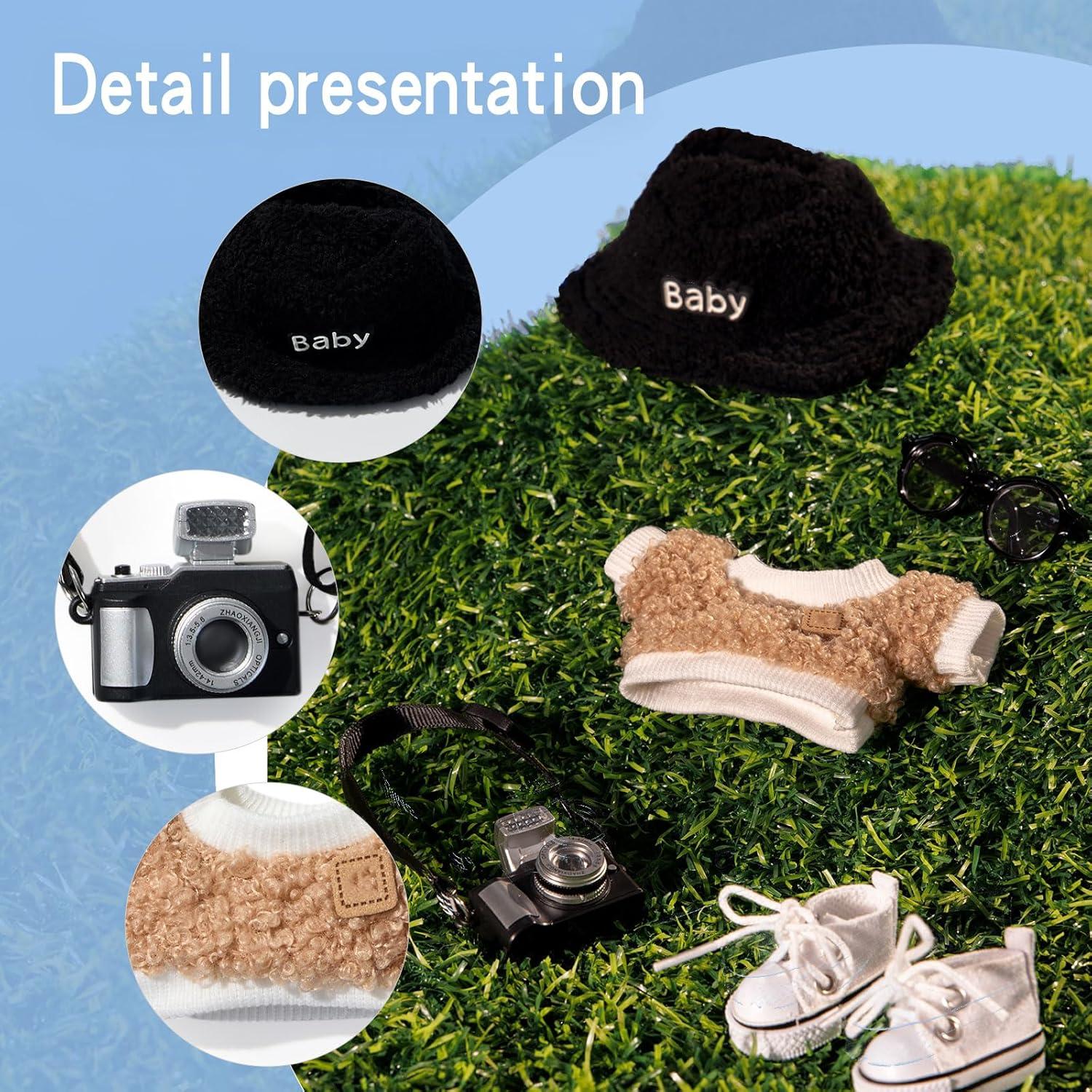 Conjunto de Ropa para Muñeca 17cm Genérico + Sombrero y Accesorios