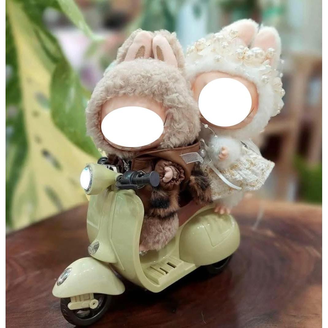 Scooter Eléctrico Interactivo Labubu con Luz y Música