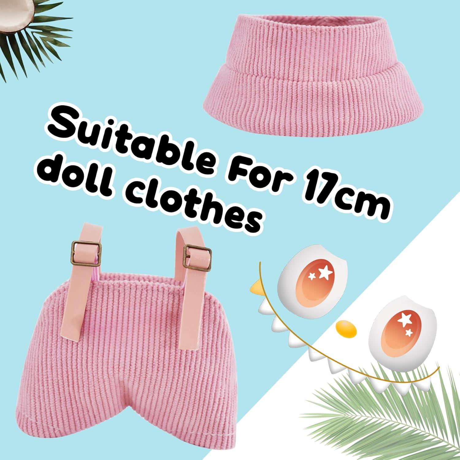 Conjunto de Ropa para Muñeca 17cm IGINOA - Tendencia Rosa